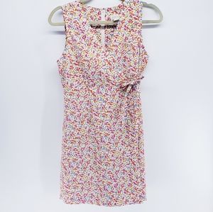 Express Vintage Floral Faux Wrap Sleeveless Romper Size 5/6